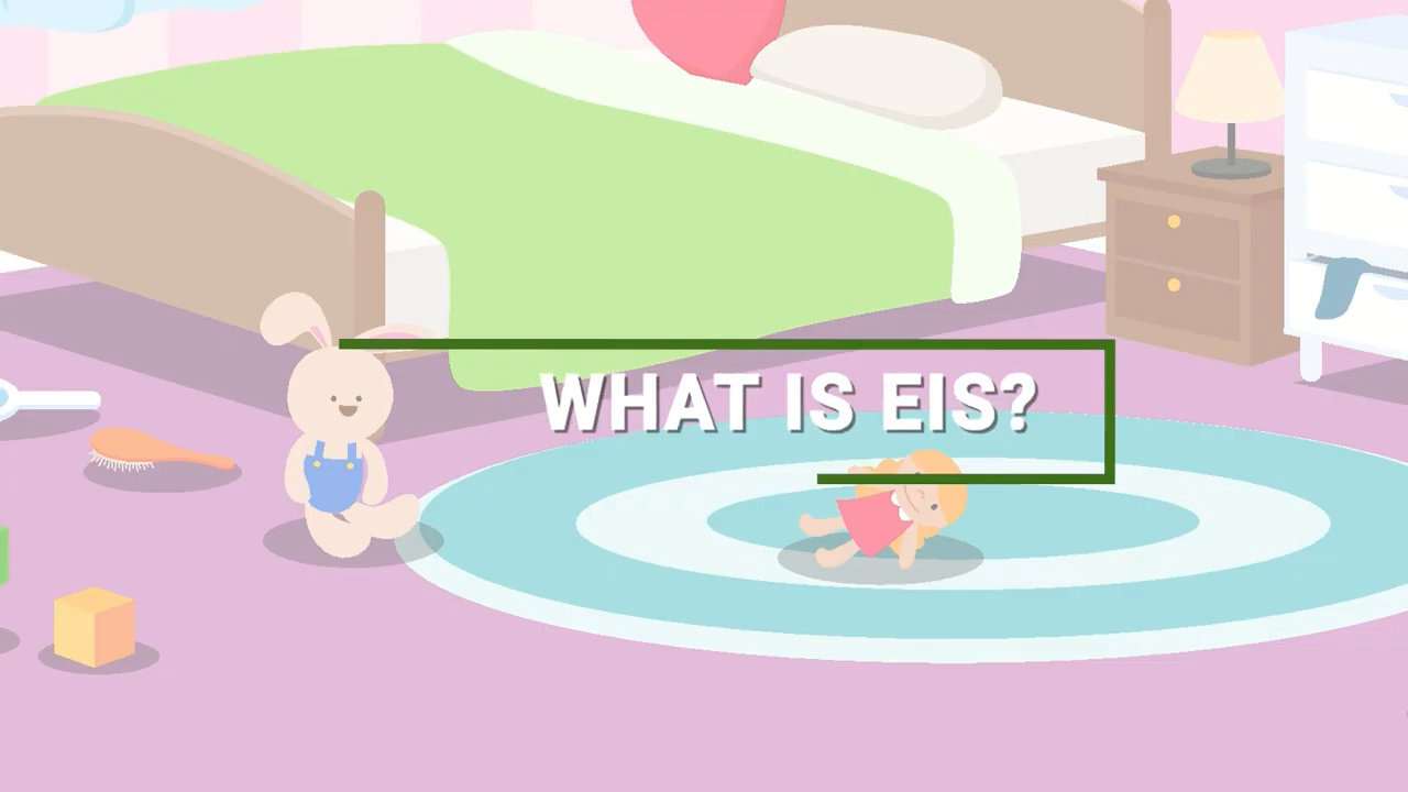 WHAT IS EIS title overlay in animated bedroom