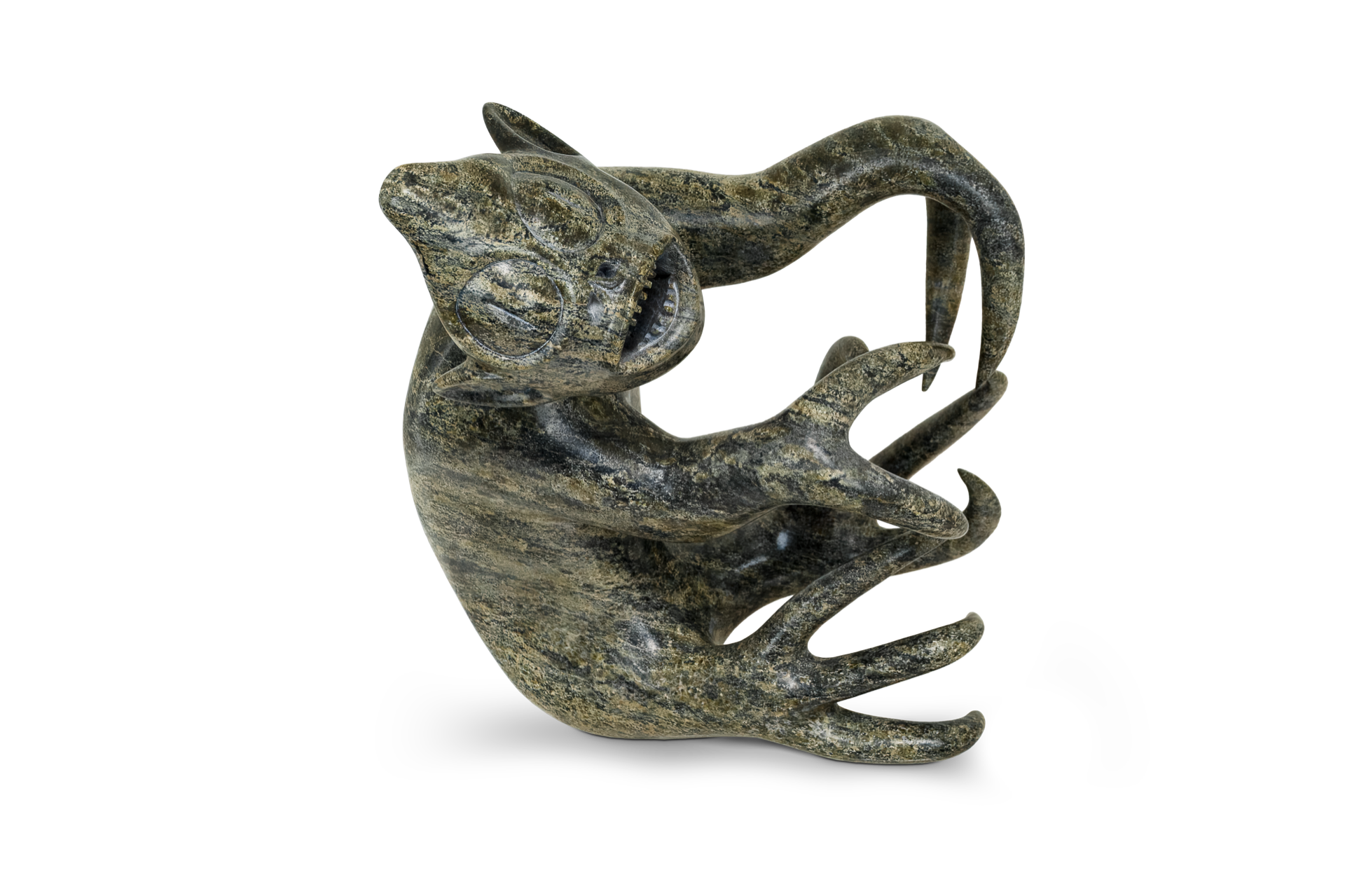 Isolated Inuit Sculpture asset 0185